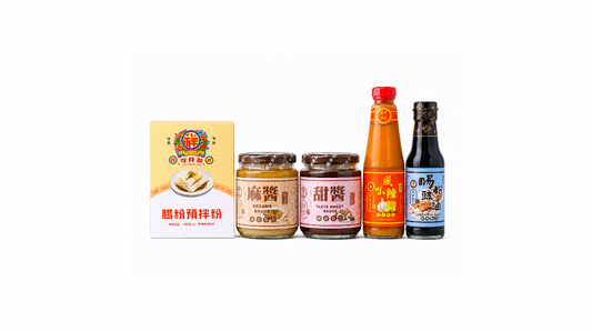 港式腸粉混醬套裝Hong Kong-Style Mixed Sauce Rice Roll Set